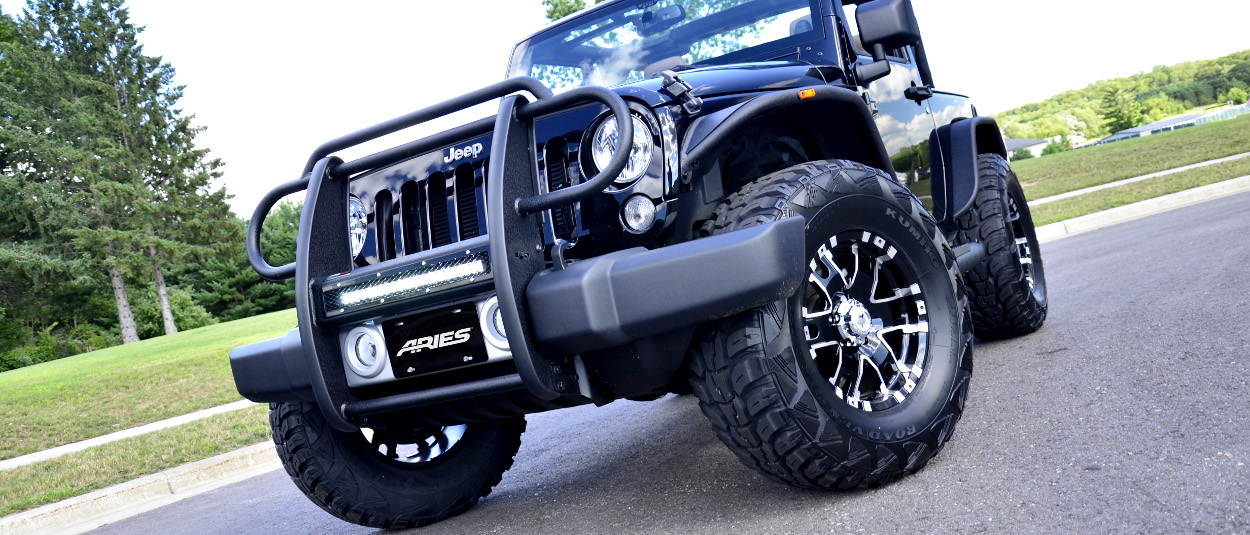 ARIES Jeep Wrangler grille guard on Jeep JK - Pro Series™