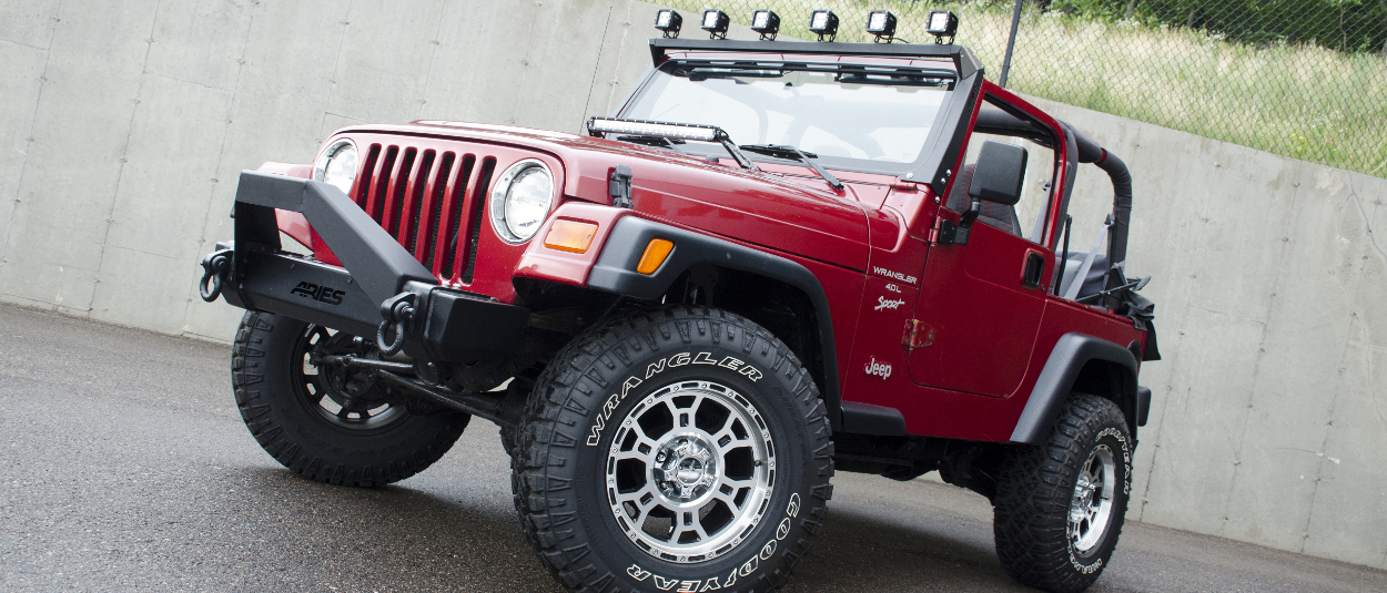 ARIES Jeep LED lights on 1999 Jeep Wrangler TJ