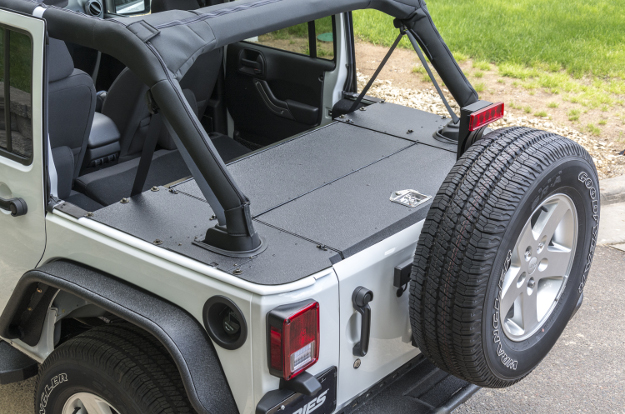 ARIES Jeep Wrangler cargo covers - security cargo lid