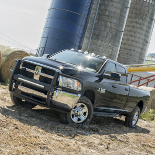 2015 Ram 3500 farm truck with ARIES RidgeStep running boards and truck accessories