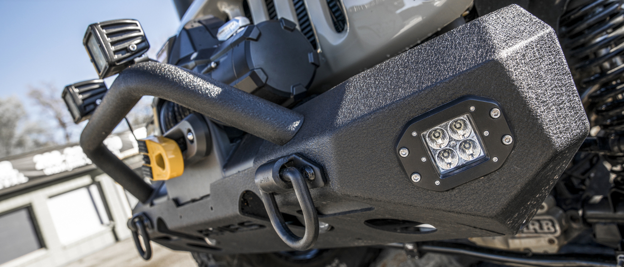 ARIES TrailChaser® Jeep bumper and Jeep accessories on 2017 Jeep Wrangler JK ARIES TrailChaser® Jeep bumper and Jeep accessories on 2017 Jeep Wrangler JK