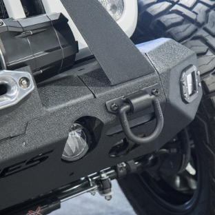 ARIES TrailChaser® Jeep Wrangler bumper with D-rings