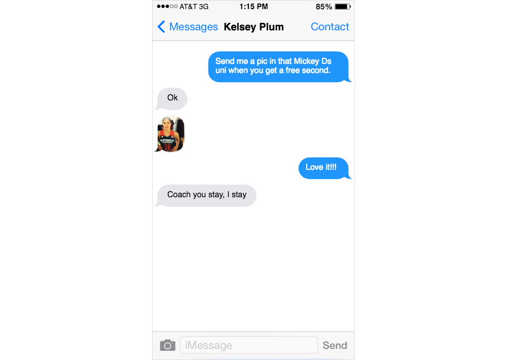 Kelsey Plum Screenshot