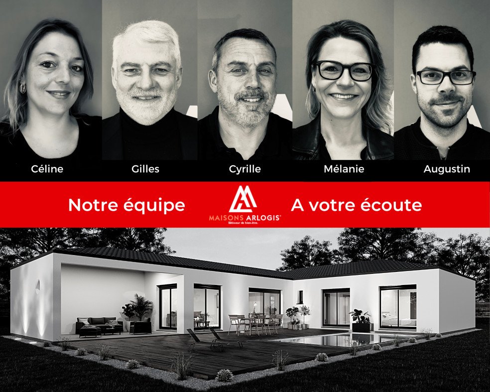 L'équipe Maisons ARLOGIS Nantes à 5