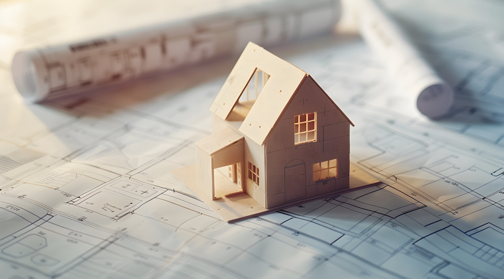 plan maison miniature