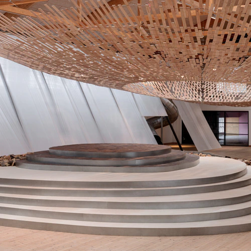 Kengo Kuma/KKAA, Earth | Tree — Installation at Copenhagen Contemporary, 2026