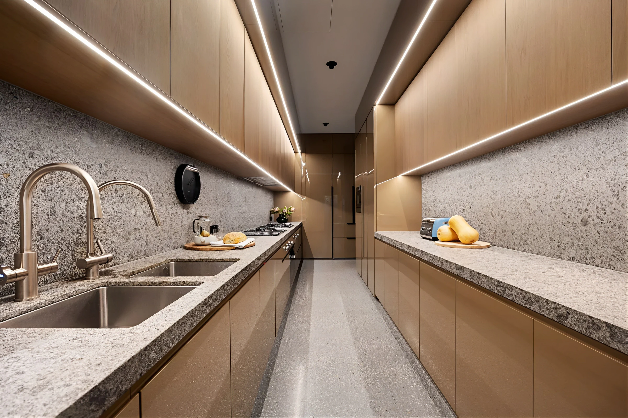 Contemporary butler’s pantry
