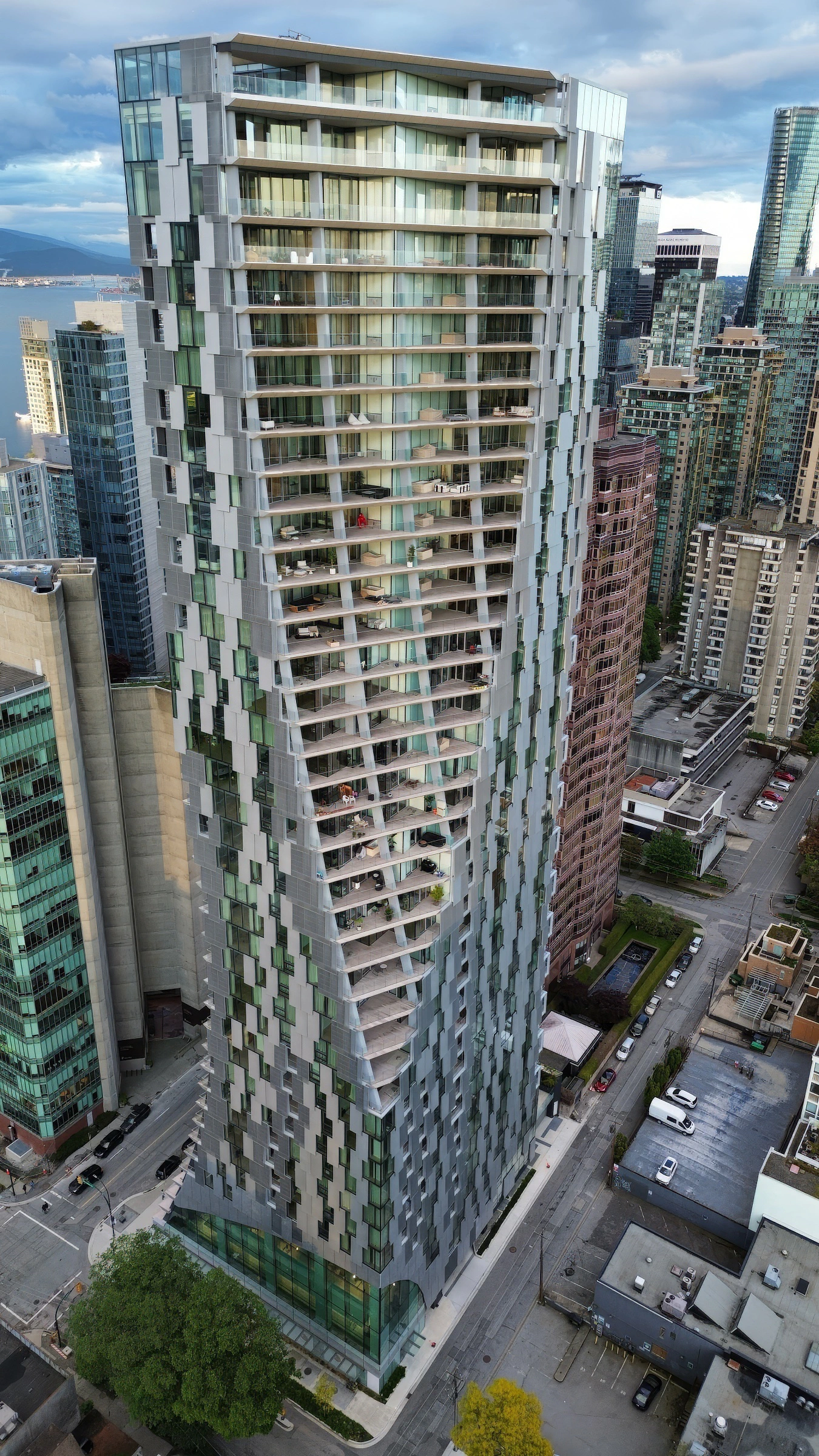 Alberni by Kengo Kuma in cityscape