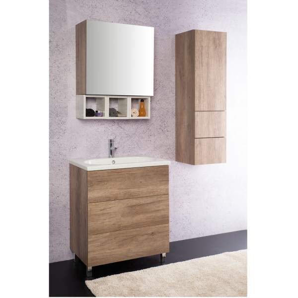 Composizione Con Mobile Bagno A Terra 70x45,5 Unika