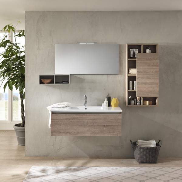 Mobile bagno 100 cm, Composizione Ibiza 16