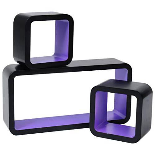 Cubi Da Parete Woltu Rg9229dbl1 Nero E Viola