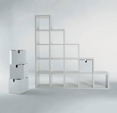 home3000 - 3 Mensole libreria, Invisibili, Colore: Bianco, Altezza:Fino a  150 cm, per Mettere i Libri in pila, per Libri con profondità Fino a 22 cm