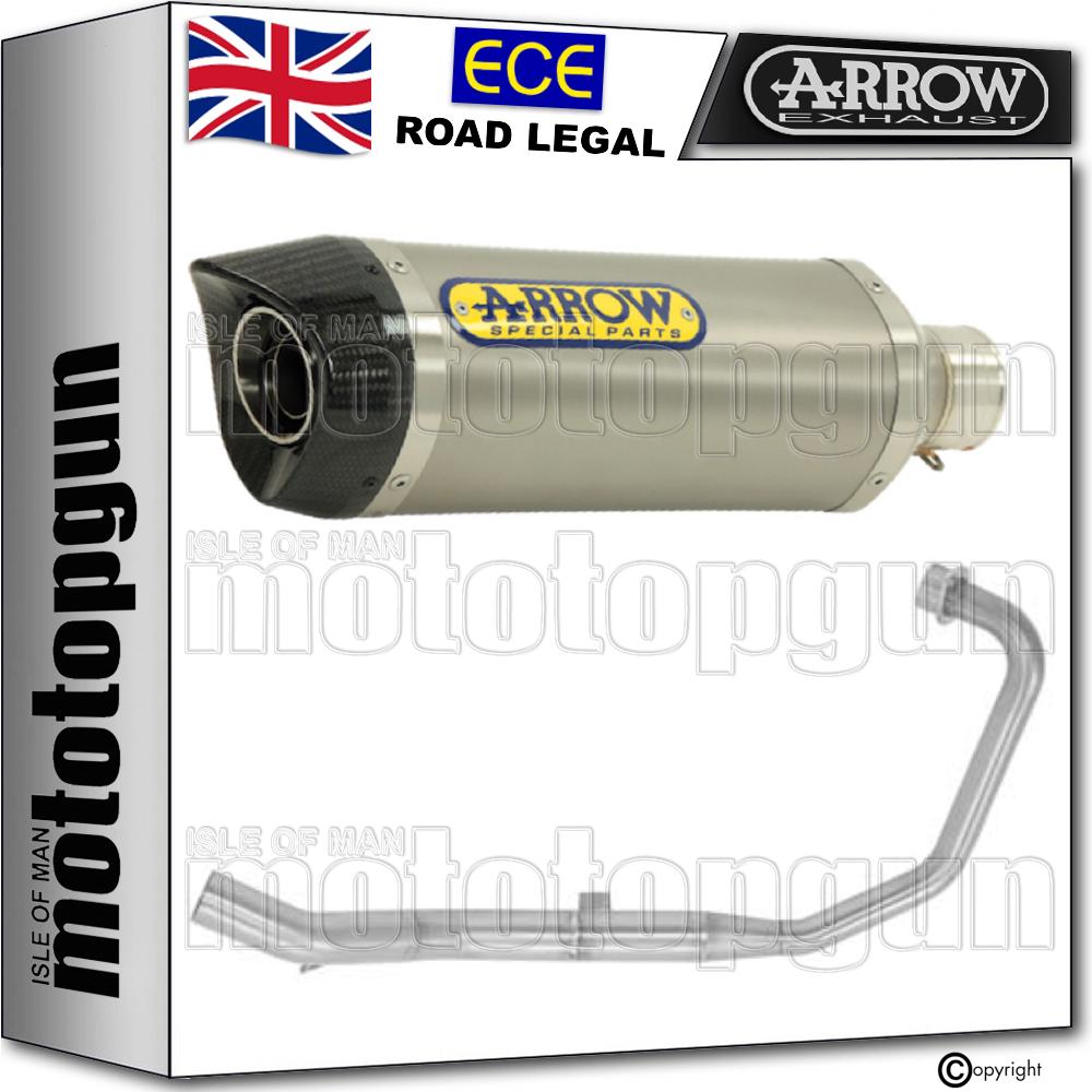 Arrow Full System Exhaust Homologated Thunder C Titanium Honda Cb 125 F 17 17 Ebay