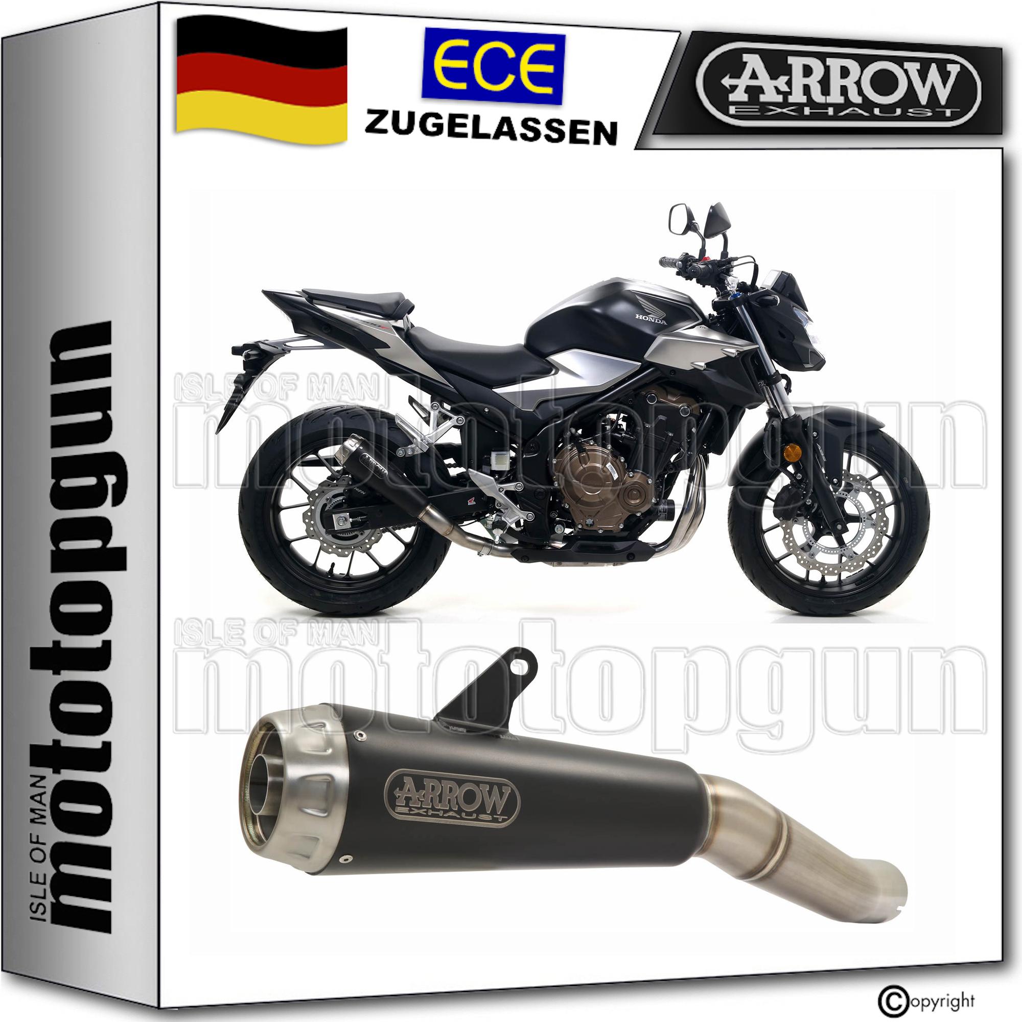 Arrow Kit Exhaust No Cat Pro Race Nichrome Black Honda Cb 500 F 19 19 Ebay