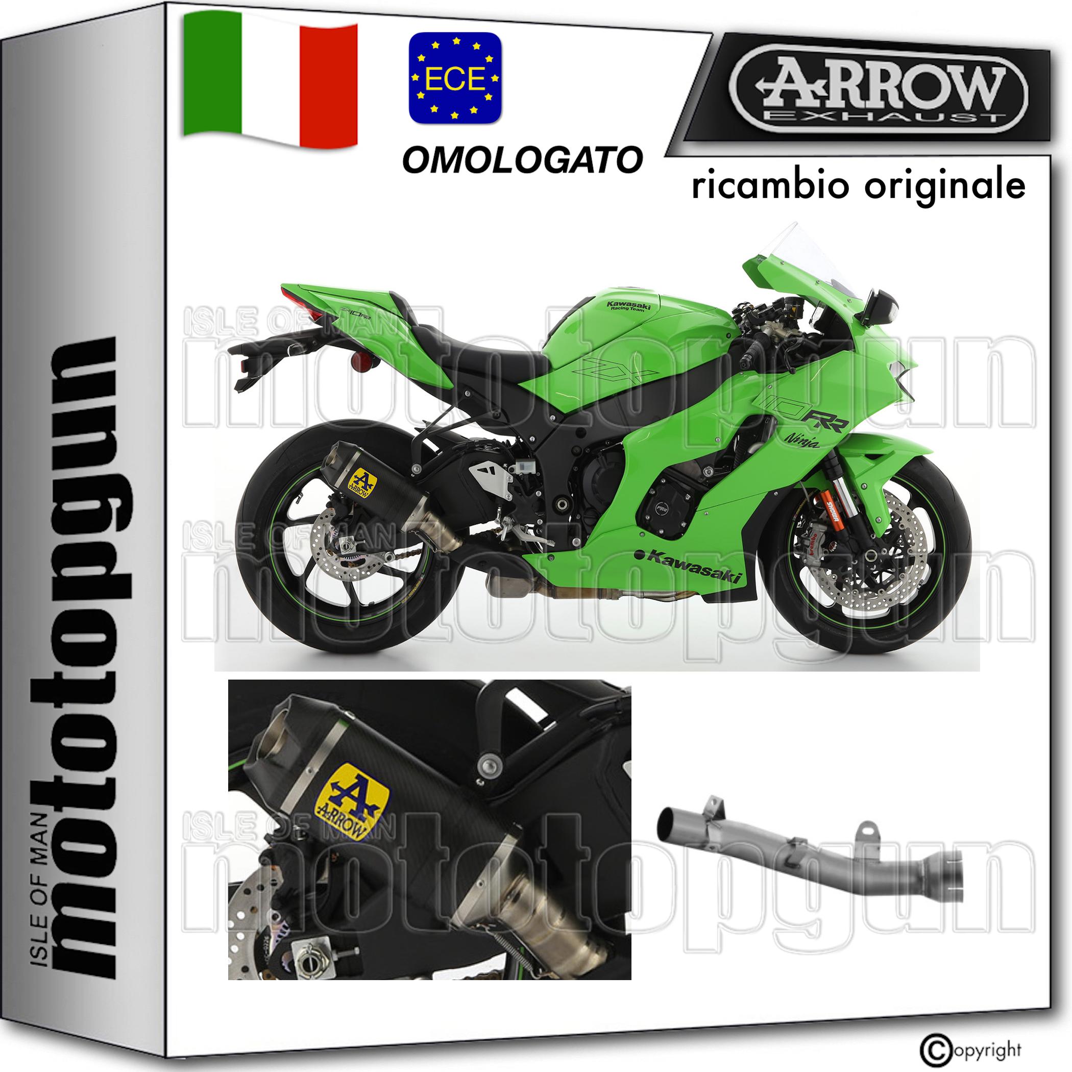 ARROW SCARICO NOCAT Omologato Indy-Race Carbonio Cc Kawasaki Zx-10Rr ...