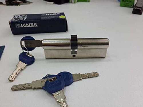 Kaba Expert 35/35Mm Double Cylinder In Nickle Plated Finish In Std Differ C/w 3 Keys (C2) ConstructionHardware And FastenersDoor And Window Furniture