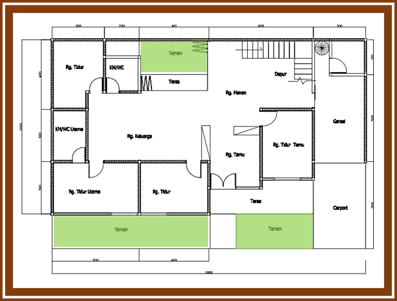 Archimedes Design & Build Renovasi Rumah Mezzanine Kec. Pondokgede, Kota Bks, Jawa Barat, Indonesia Kec. Pondokgede, Kota Bks, Jawa Barat, Indonesia Denah Rumah  114414