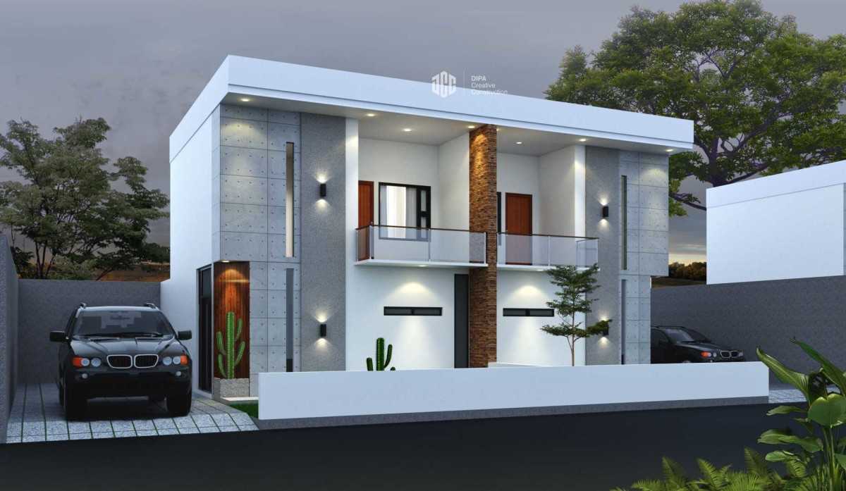 Foto inspirasi ide desain rumah modern Dipa-studio-side-door-house oleh Dipa studio di Arsitag