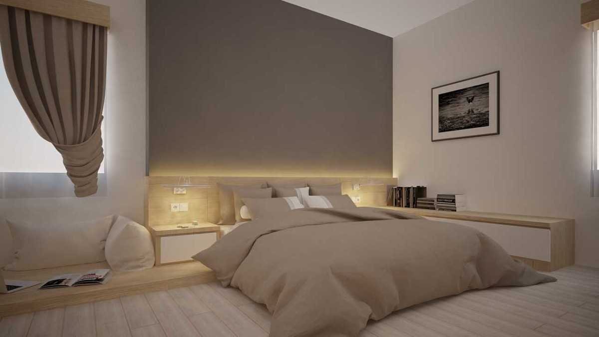 Foto inspirasi ide desain kamar tidur skandinavia Cijerah 2 bedroom oleh Inspace Studio di Arsitag