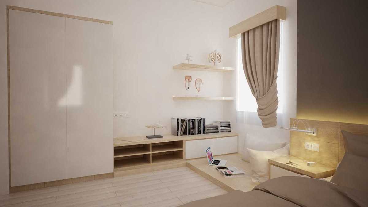 Foto inspirasi ide desain ruang belajar minimalis Reading corner oleh Inspace Studio di Arsitag