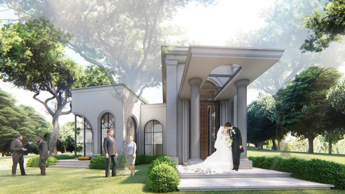 Foto inspirasi ide desain rumah modern Slight-architect-wedding-preparaation-house oleh SLIGHT Development Group di Arsitag