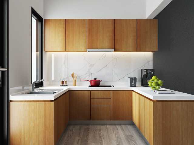 Foto inspirasi ide desain dapur farmhouse Allure-architect-kitchen-set oleh Allure Architect di Arsitag