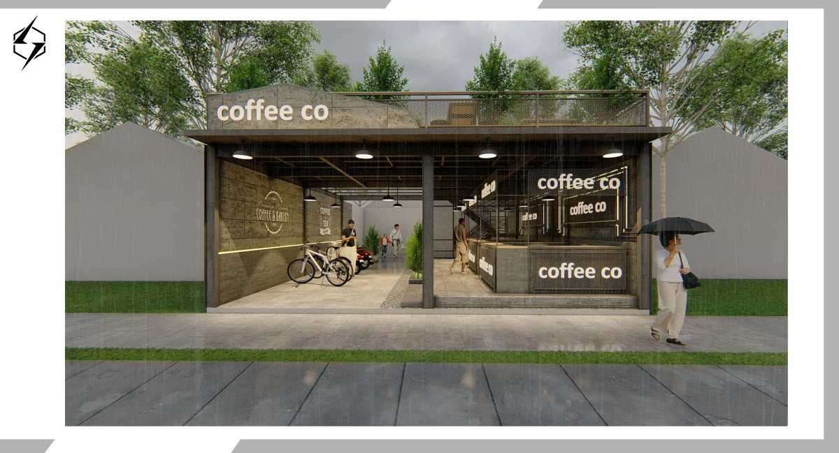 Foto inspirasi ide desain industrial Sync-architecture-studio-coffeeco oleh Sasmayarupa Studio di Arsitag