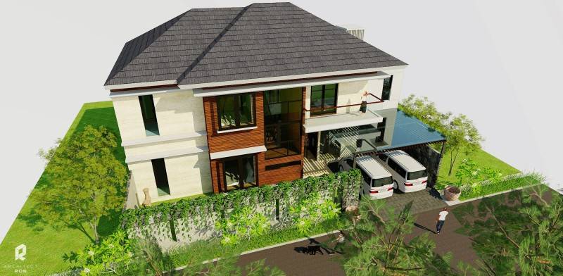 Architectron Dp House At Pekalongan Middle Java Middle Java Front View  2046