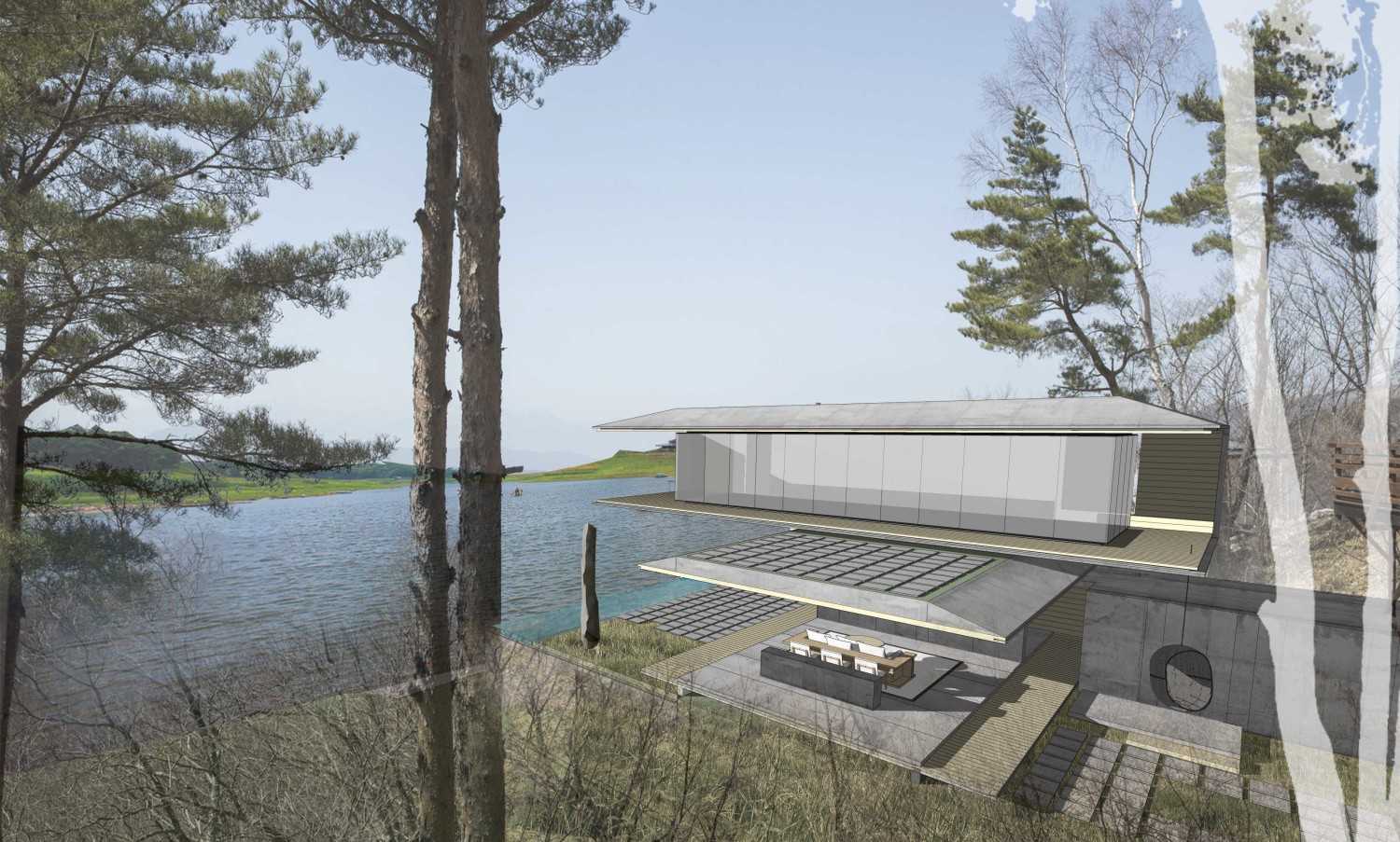 Eben Lake House In West Java Kota Baru Parahyangan Kota Baru Parahyangan Conceptual-Scheme-Edit Kontemporer 18470