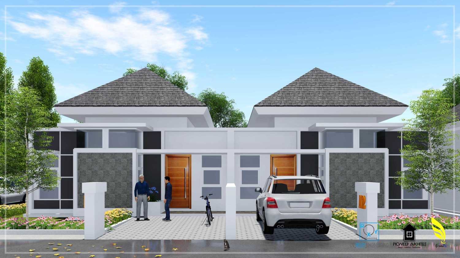 Pionner Architect Marakez Residence Banda Aceh, Kota Banda Aceh, Aceh, Indonesia Banda Aceh, Kota Banda Aceh, Aceh, Indonesia Front View Rendering Modern 43309