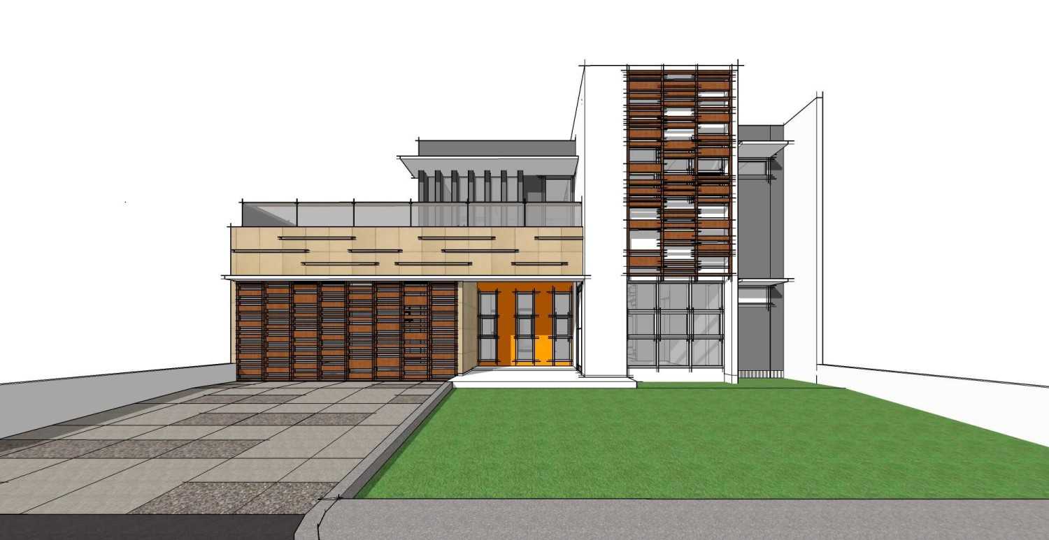 Gubah Ruang Lb Residence Bogor, Jawa Barat, Indonesia Bogor, Jawa Barat, Indonesia Front View Rendering  51210