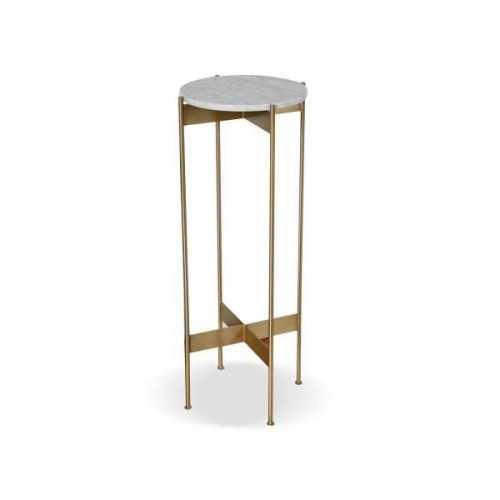 Foto produk  S1 Kelly Tall Side Table Marble Gold di Arsitag