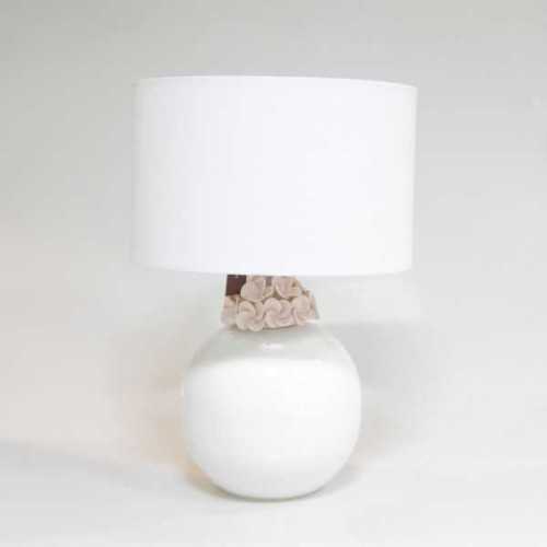 Foto produk Interior Lighting Table Lamp Round Flowery Small Pink White di Arsitag