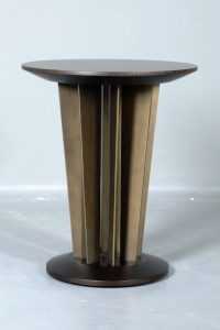 Gio Collection-Table-185 - Side Table Truffle Matte, Dark Brass FurnitureTables And ChairsTables