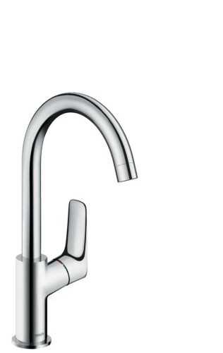 Foto produk Bathroom Taps Single Lever Basin Mixer 210 With Swivel Spout And Pop-Up Waste Set di Arsitag