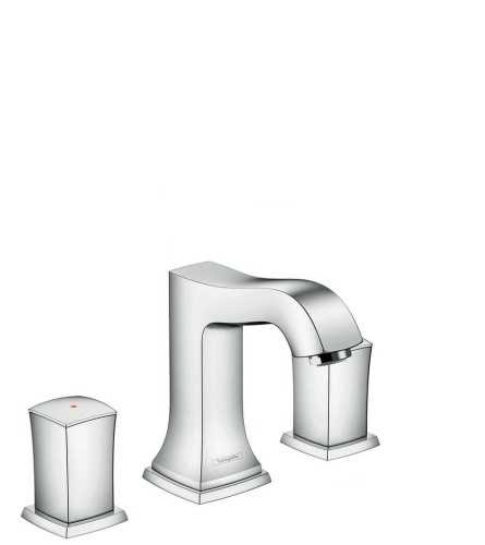Foto produk  3-Hole Basin Mixer 110 With Zero Handle And Pop-Up Waste Set di Arsitag