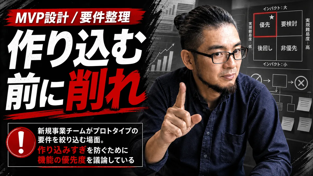 作り込みすぎるプロトタイプは不要。AI fdeの手法で要件を絞り込む検証設計