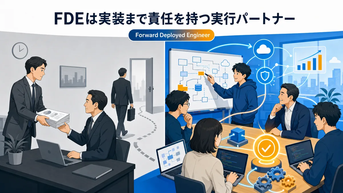FDEは実装まで責任を持つ実行パートナー
