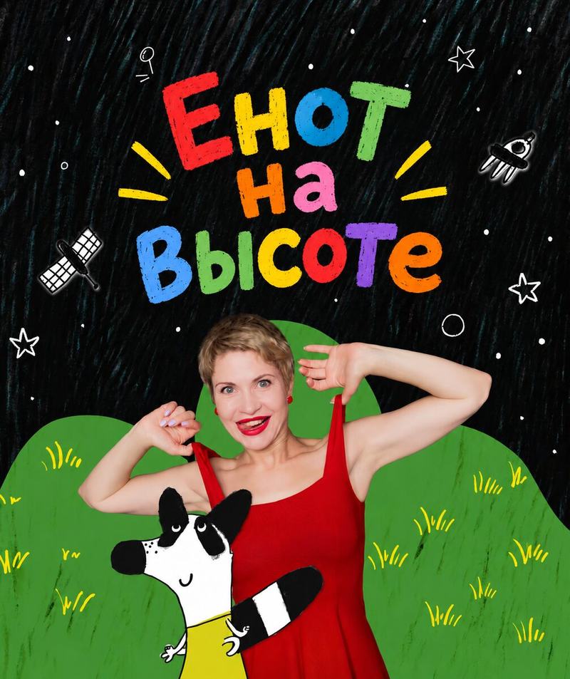 Енот на высоте