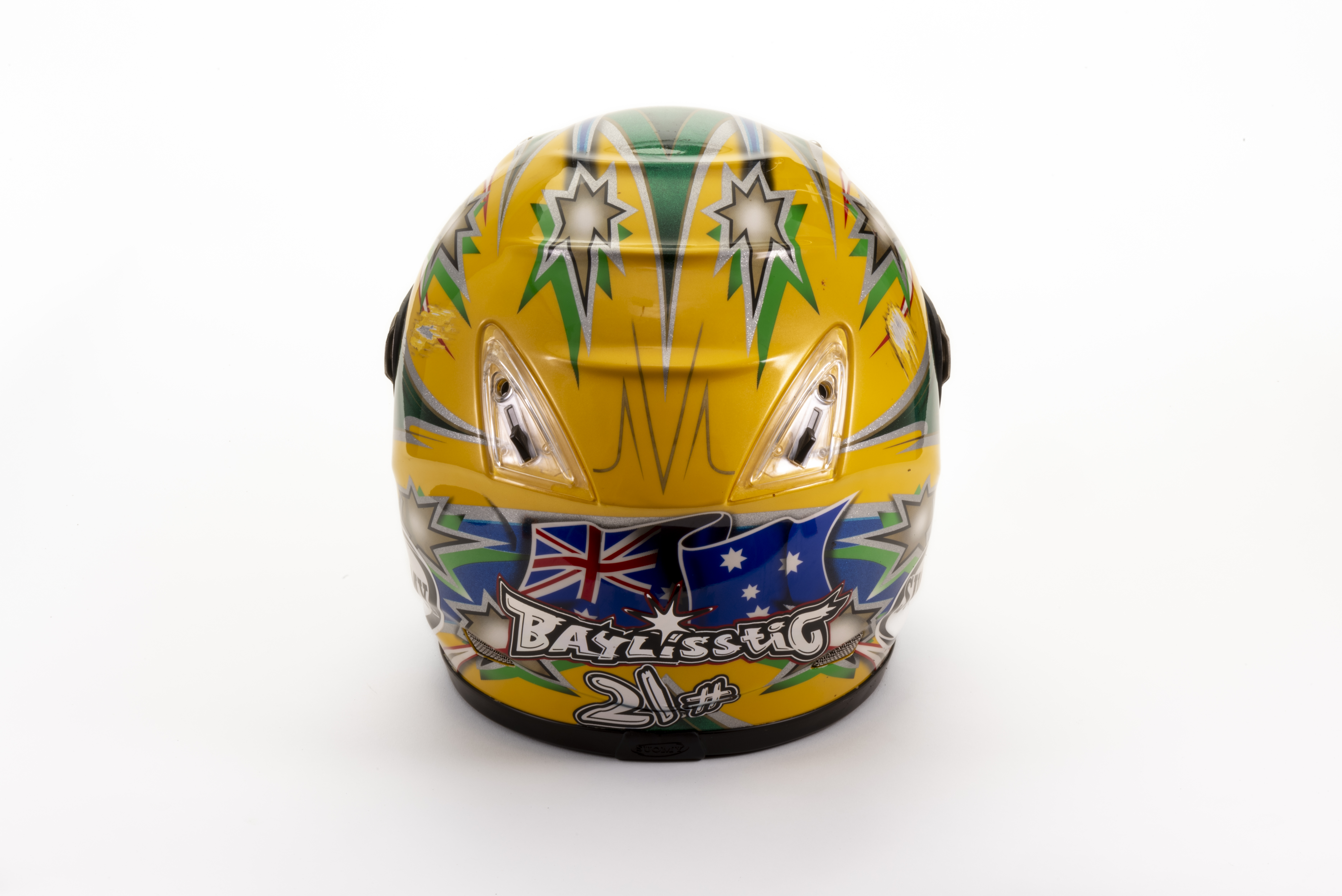 Casque Miniature MotoGP Troy Bayliss 2005 - Échelle 1:5 - Marque Altaya - Occasion