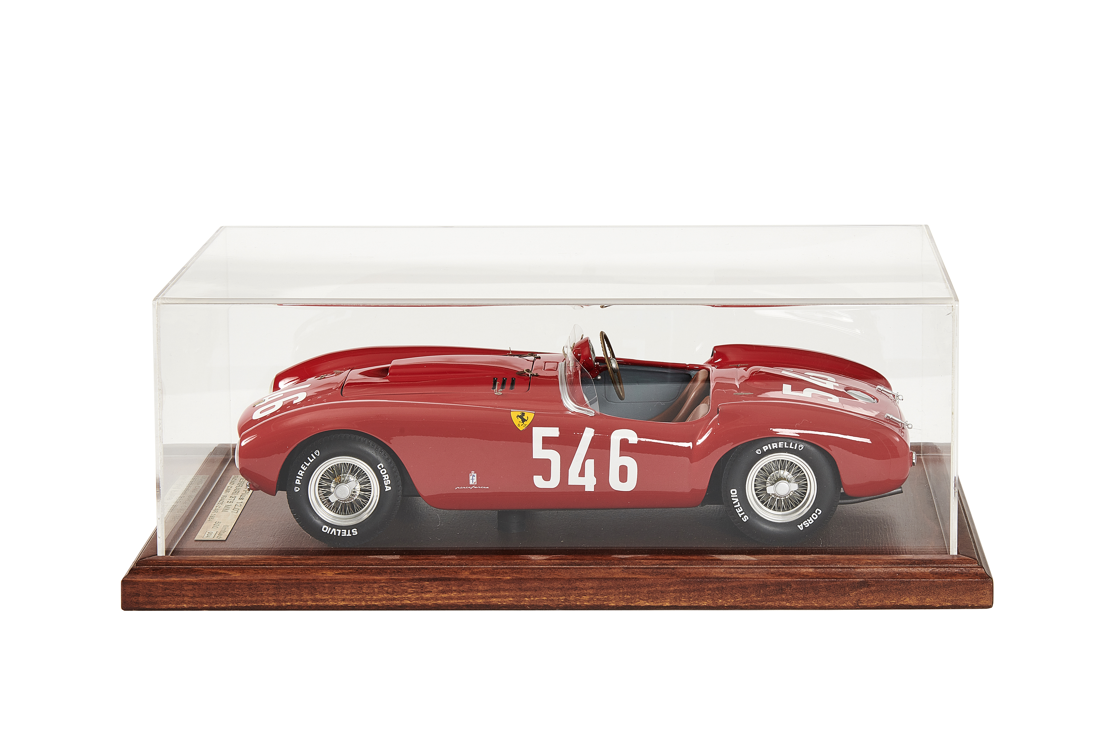 A fine 1:12 scale model 1954 Ferrari 375 Plus Spyder MM A fine 1:12 scale model 1954 Ferrari 375 Plus Spyder MM