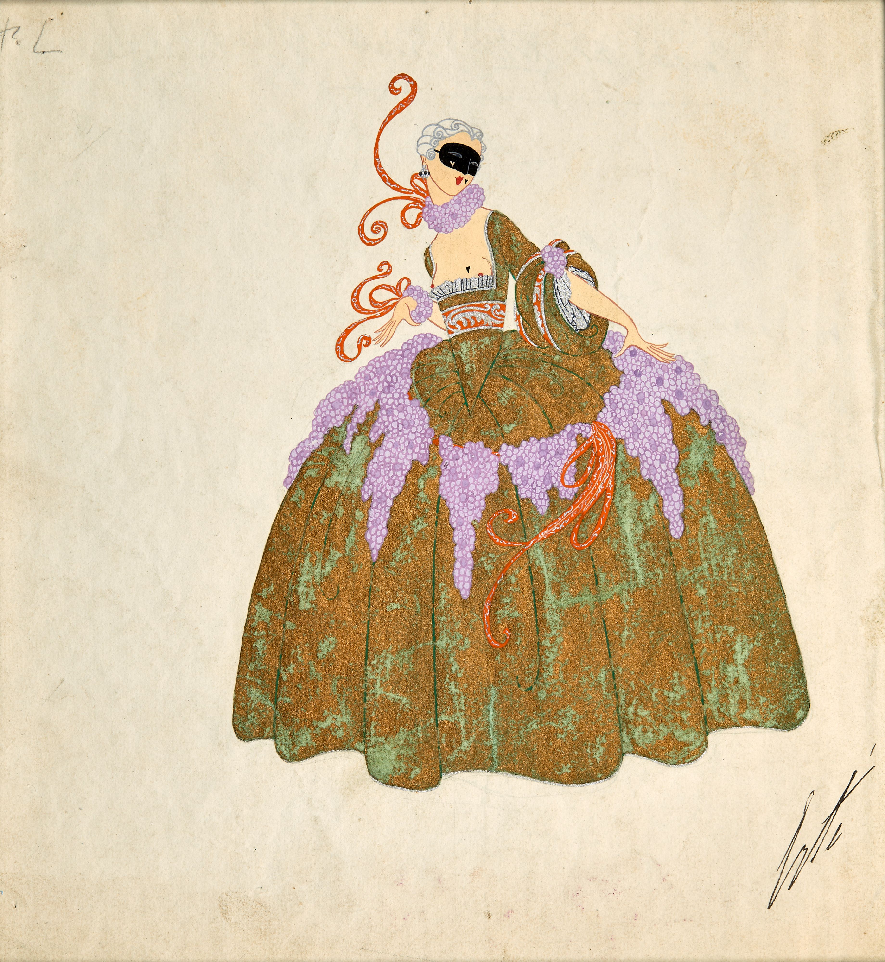 Deuxième Dame de la série Venise au XVIII - 1919
