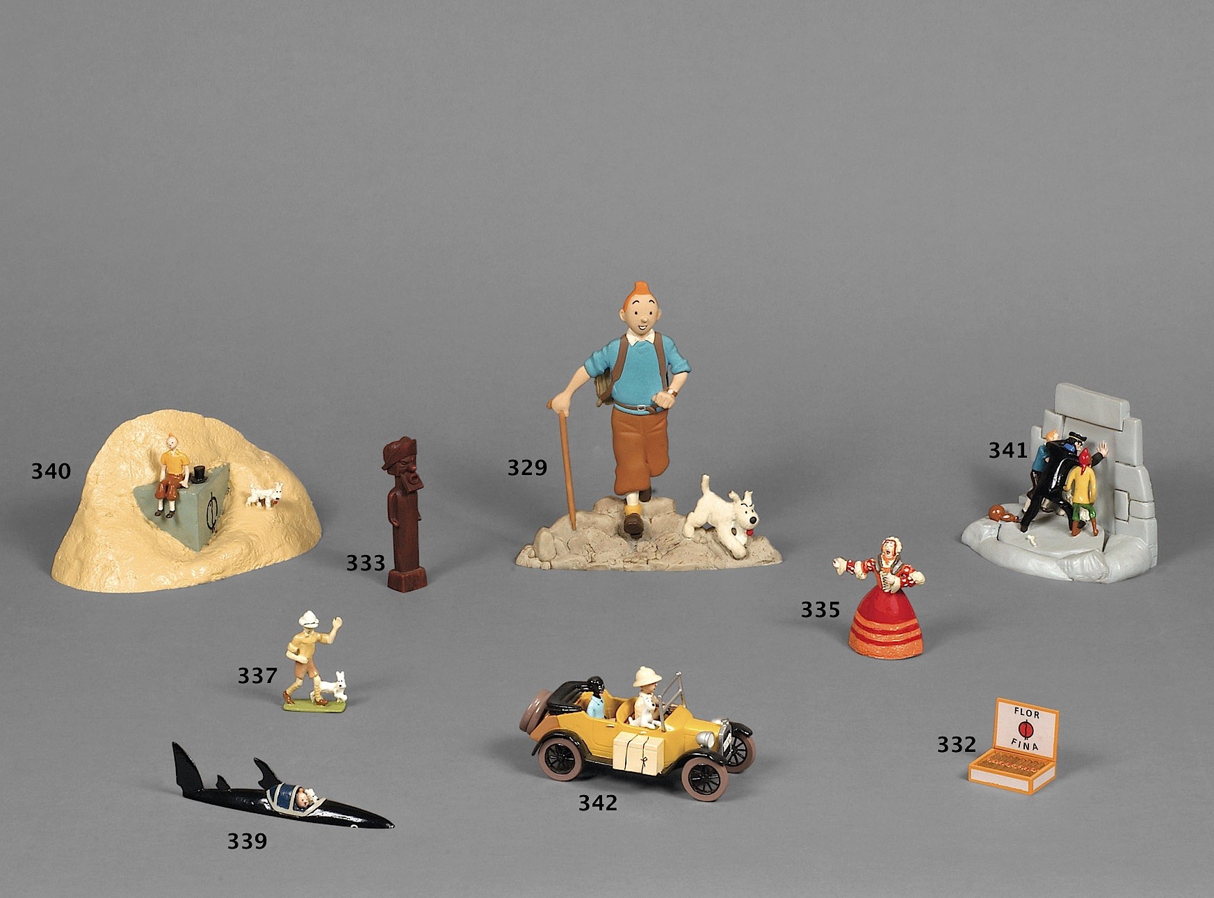 Tintin - Figurine Pixi 46523 - Tintin et Milou au Congo