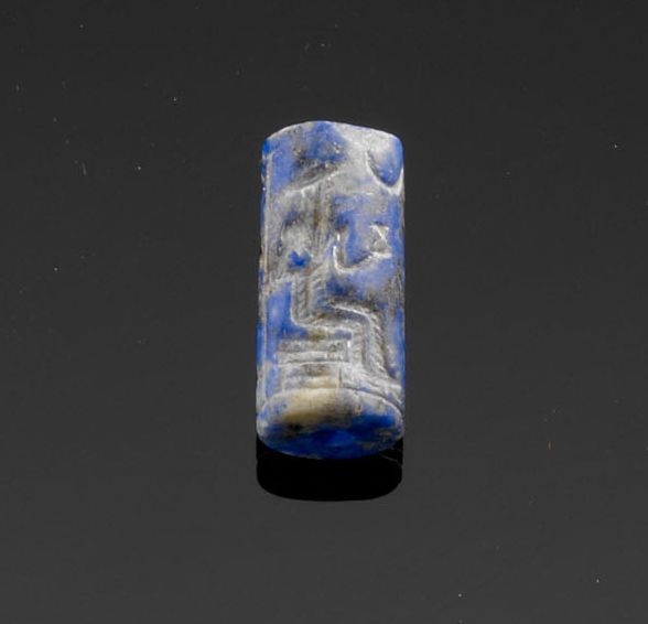 SCEAU CYLINDRE, MESOPOTAMIE, FIN DU IIIEME MILLENAIRE AV. J.-C., GUDEA OU ISIN LARSA