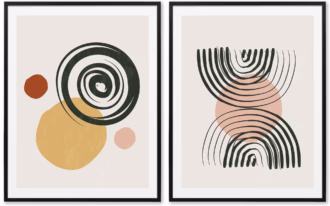 Modern Geometric Art: Elevate Your Space with Abstract Designs