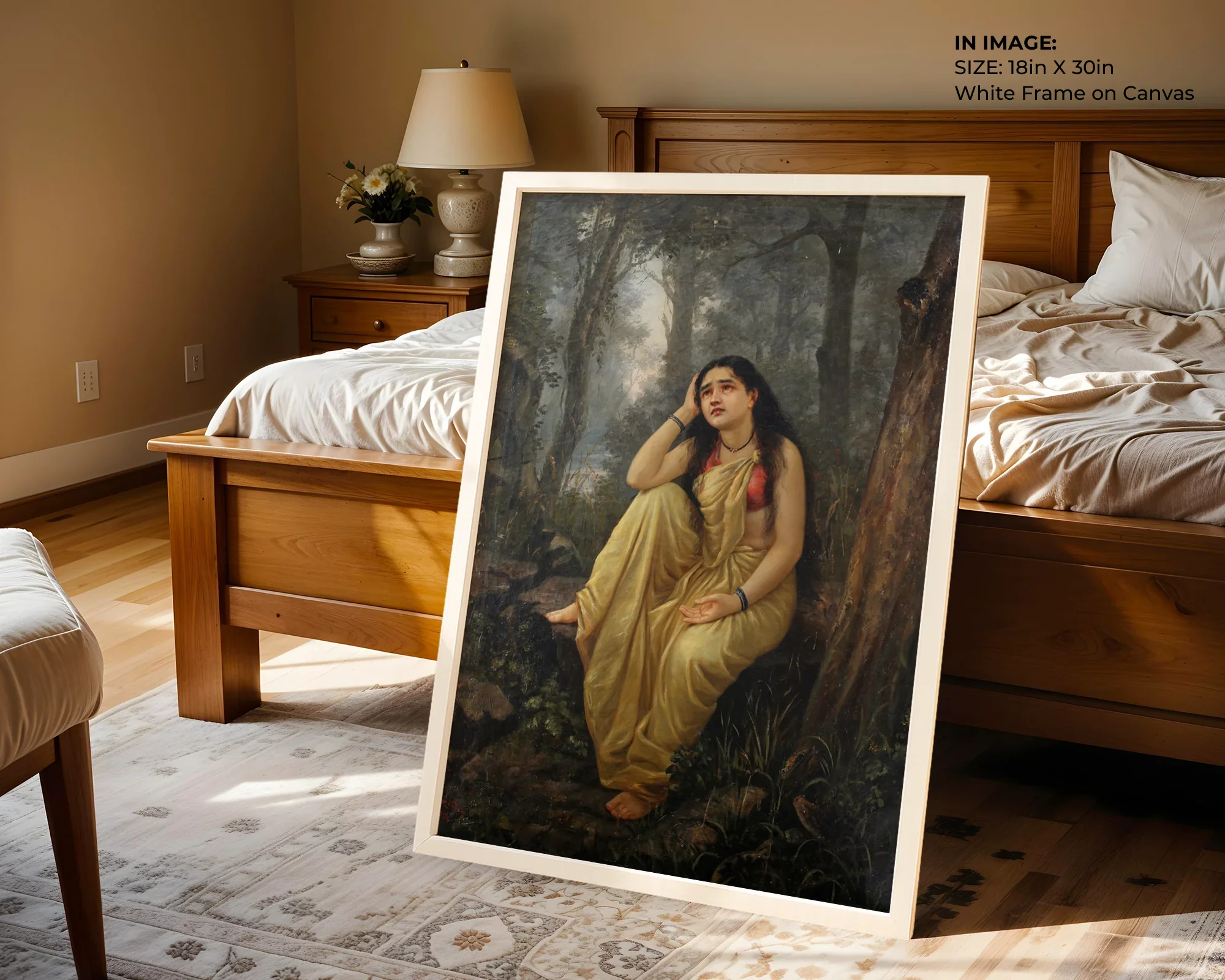 Damayanti in Forest Art - Gallery Image 1