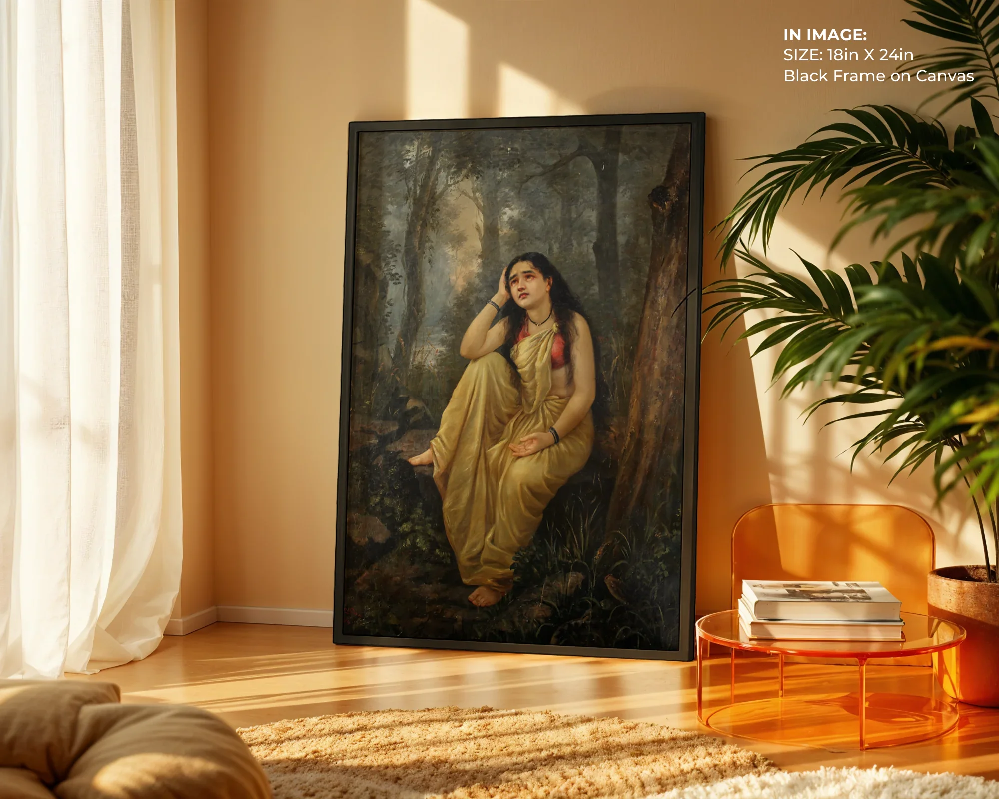 Damayanti in Forest Art - Gallery Image 2