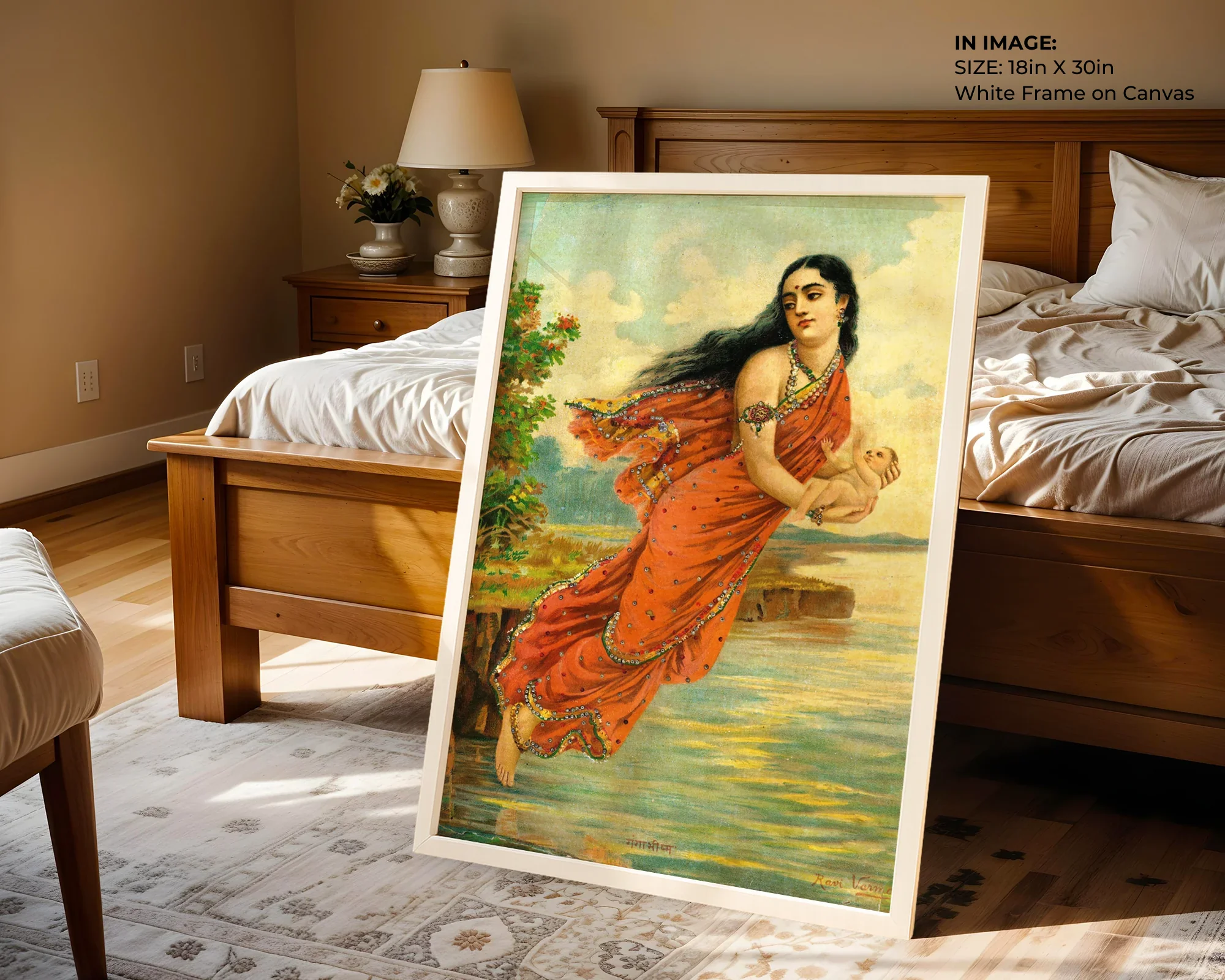 Ganga & Bhishma – Mythological Waterscape - Gallery Image 1