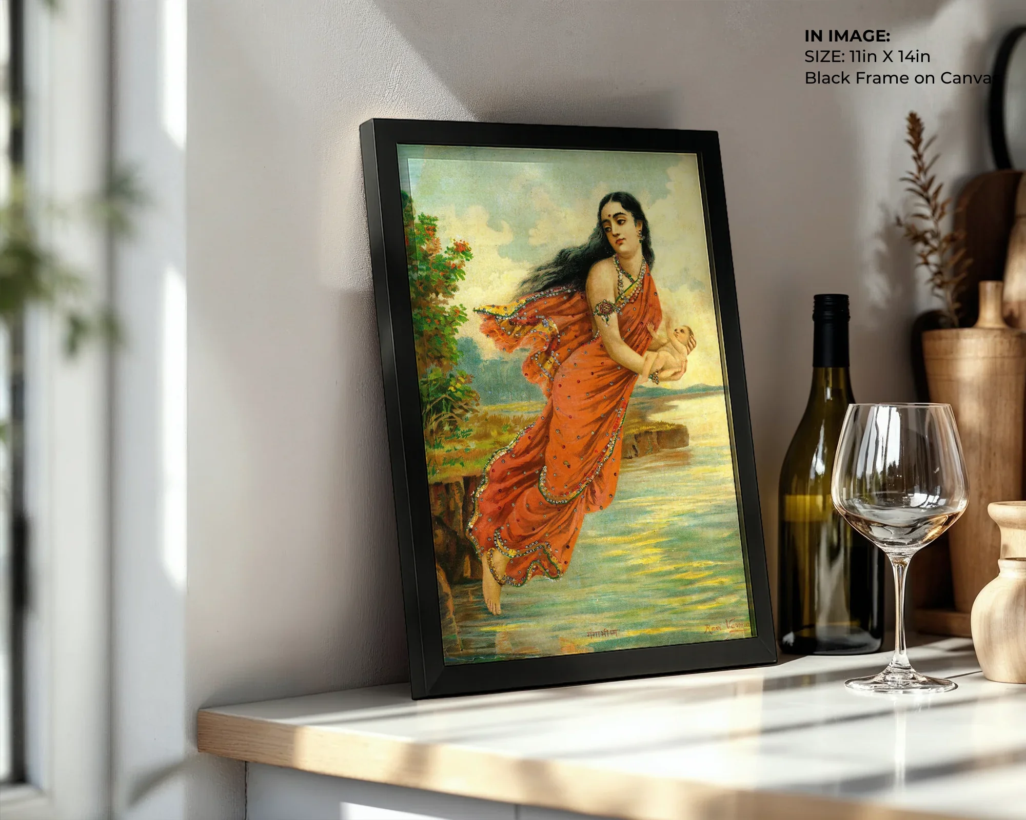 Ganga & Bhishma – Mythological Waterscape - Gallery Image 3