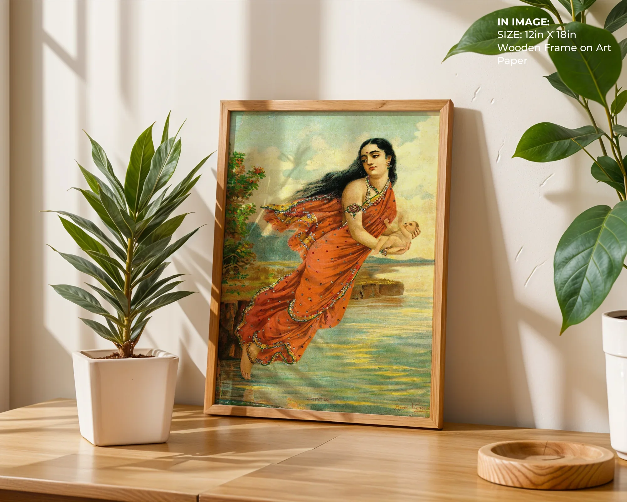 Ganga & Bhishma – Mythological Waterscape - Gallery Image 6